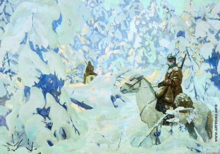 On guard, 1931 - Рылов Аркадий Александрович