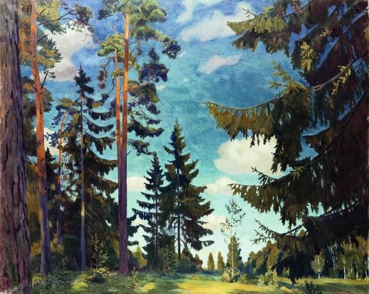 Late afternoon silence, 1939 - Arkadi Rylov