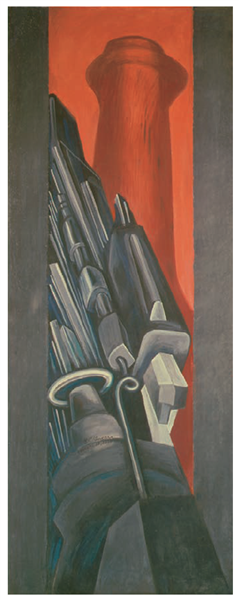 Panel 11. Machine Totems - The Epic of American Civilization, 1932 - 1934 - Хосе Клементе Ороско