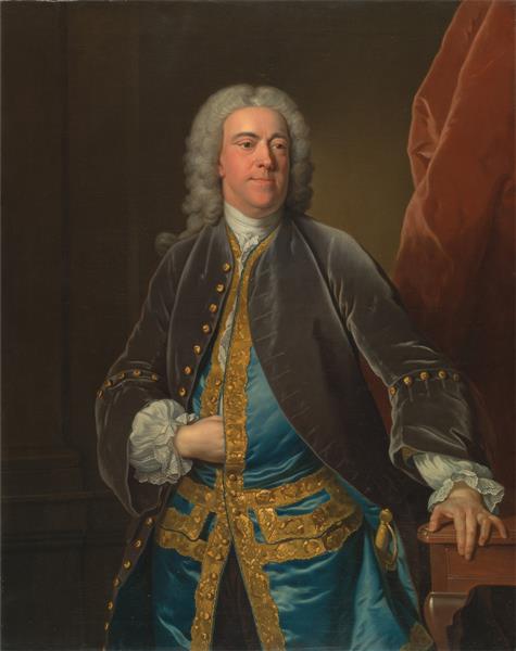 The Rt. Honorable Stephen Poyntz, of Midgeham, Berkshire, c.1740 - Жан Батист Ван Лоо