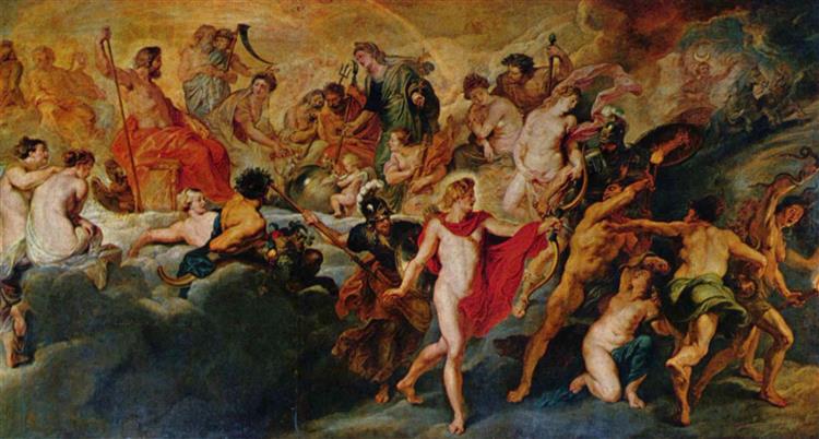 12. The Council of the Gods, 1622 - 1625 - Pierre Paul Rubens