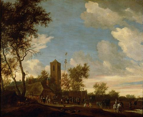 Feest Onder De Meiboom - Salomon van Ruysdael