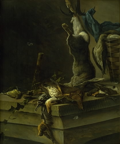 Still Life of Dead Game - Salomon van Ruysdael