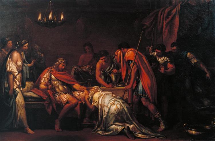 Priam Pleading with Achilles for the Body of Hector, 1775 - Gavin Hamilton