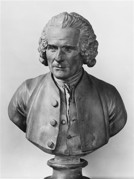 Jean-Jacques Rousseau, 1778 - Жан-Антуан Гудон