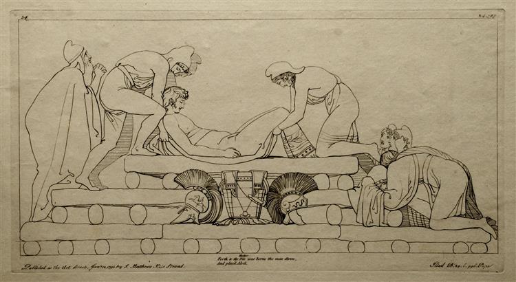 Illustration to the Iliad, 1793 - 1795 - John Flaxman