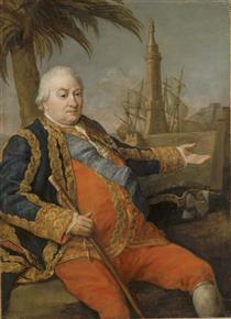 Portrait of Pierre André De Suffren De Saint Tropez - Помпео Батоні