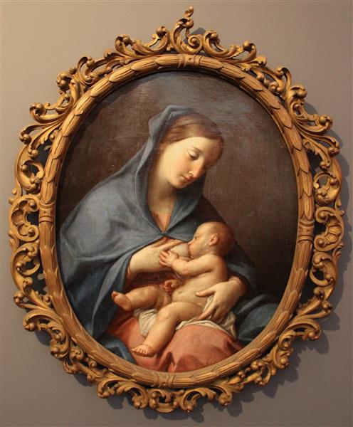Madonna che allata il bambino, c.1760 - c.1780 - Помпео Батони