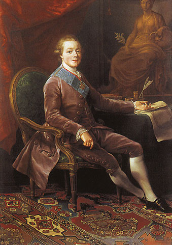Portrait of Paul I of Russia, c.1782 - c.1787 - Pompeo Batoni
