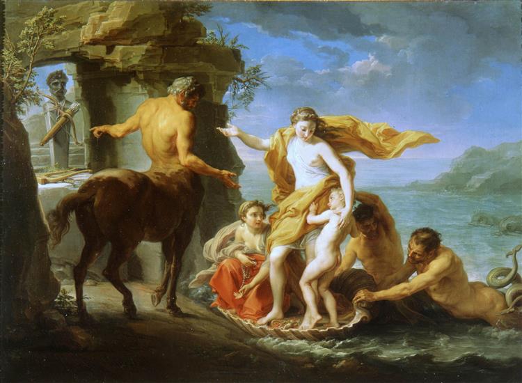 Achille al centauro Chirone, 1761 - Помпео Батоні