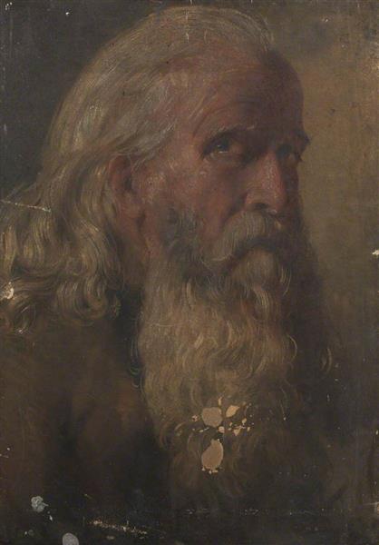Head of An Old Man - Thomas Stuart Smith