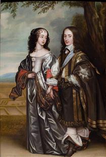 William II,  Prince of Orange and Mary Henrietta Stuart - Геррит ван Хонтхорст