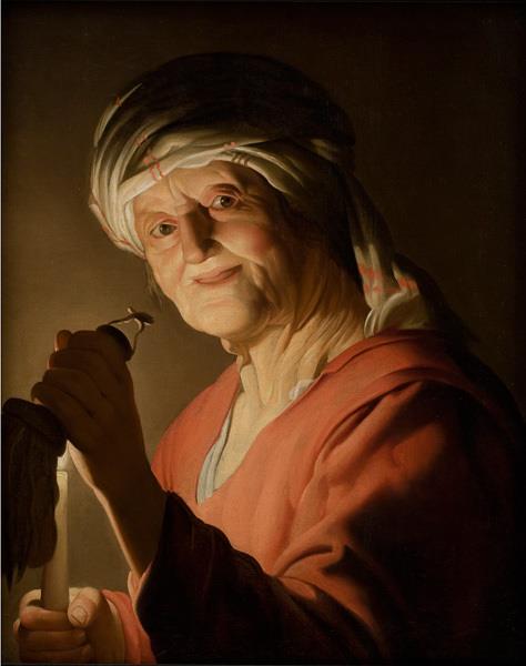 An Old Woman - Gerard van Honthorst