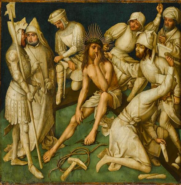 Christ in silence (Grey Passion-9), c.1494 - c.1500 - 老漢斯‧霍爾拜因