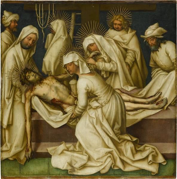 Lamentation of Christ (Grey Passion-11), c.1494 - c.1500 - Ганс Гольбейн