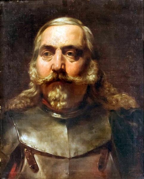 Portrait of knight in armor, 1880 - Armando Montaner Valdueza