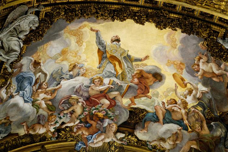 The Apotheosis of St. Ignatius - Giovanni Battista Gaulli