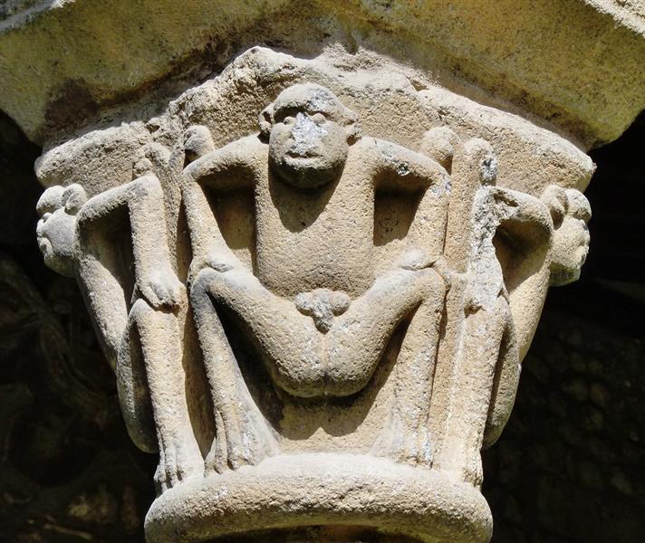Capital, Urgell Cathedral, Spain, c.1110 - Romanesque Architecture