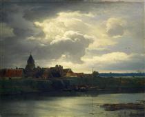 Landscape with a River - Андреас Ахенбах