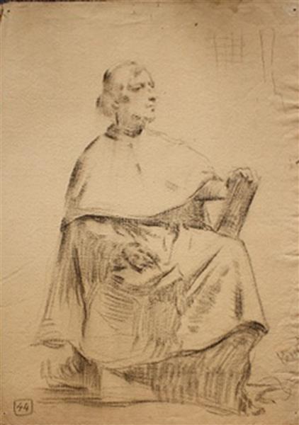 Seated Character - Joan Brull