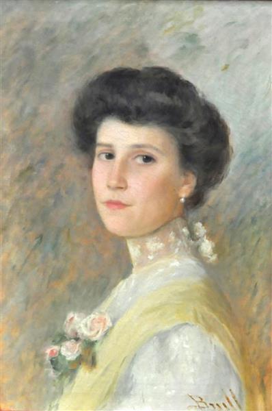 Portrait of Miss Asunción Bartrina - Joan Brull