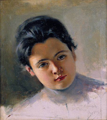 Portrait of a girl - Joan Brull