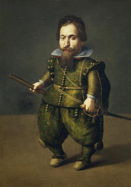 Retrato De Enano, c.1626 - Хуан Ван дер Амен