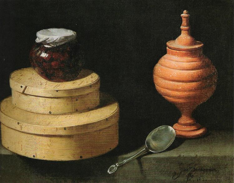 Boxes and Jars of Sweetmeats, 1621 - Juan van der Hamen y León