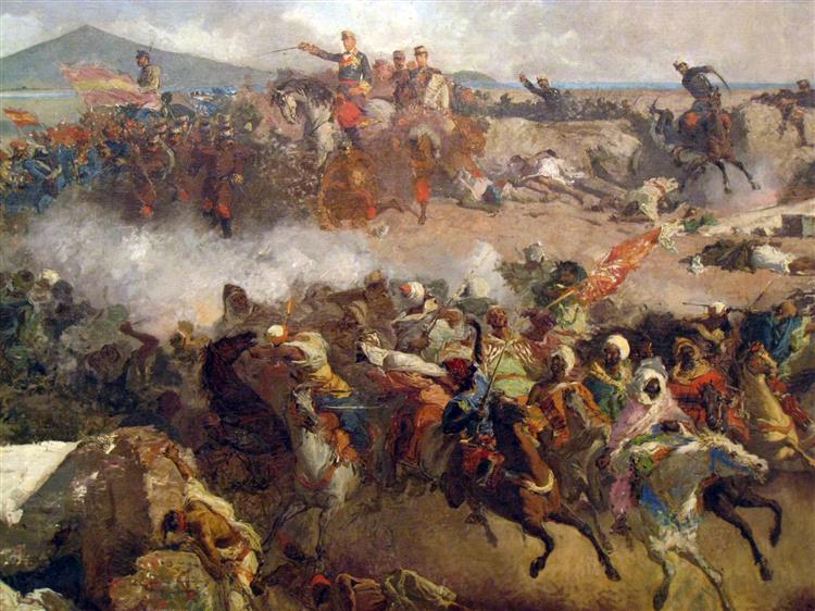 The Battle of Tetouan (detail), 1862 - Маріано Фортуні