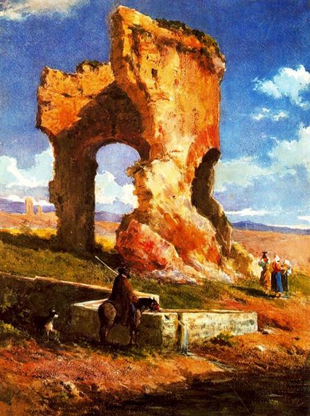 Roman ruins, 1865 - Mariano Fortuny
