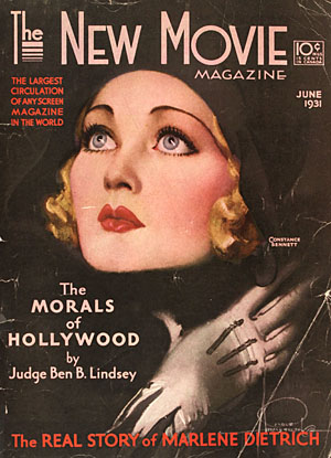 Cover for The New Movie Magazine, 1931 - Рольф Армстронг