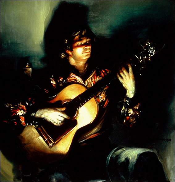 El Leton, Flamenco Guitarist, 1978 - Frank Mason