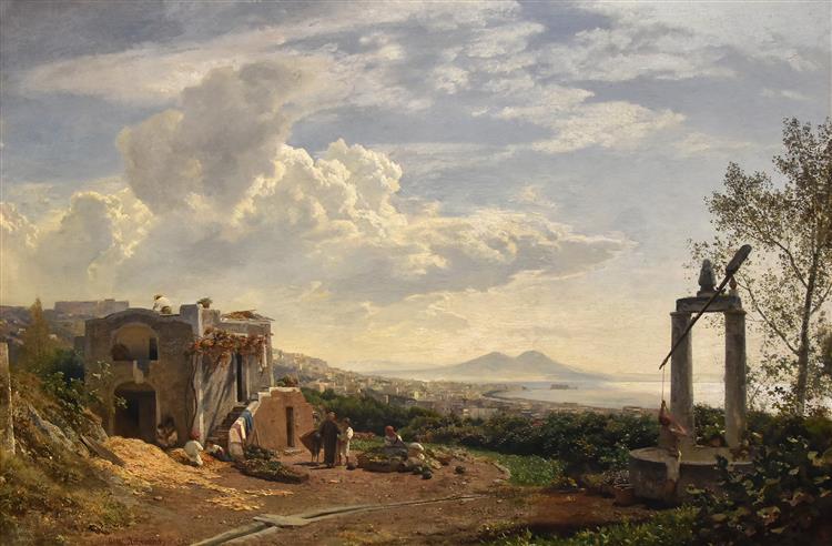 View Of Naples - Oswald Achenbach