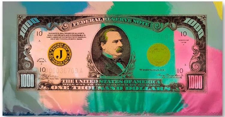 $1,000.00 Dollar Bill - Steve Kaufman