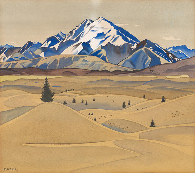 Mount Maud, 1938 - Rita Angus