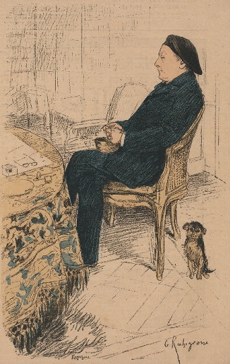 French Poet and Playwright Théodore De Banville, 1886 - Georges Rochegrosse