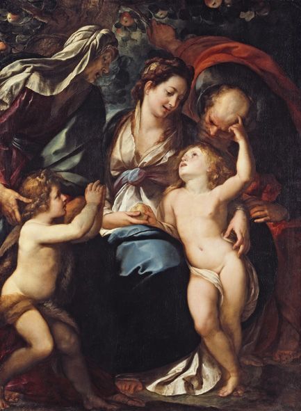 Heilige Familie - Giulio Cesare Procaccini