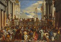 THE MARRIAGE AT CANA (AFTER VERONESE) - Nathaniel Hone the Younger