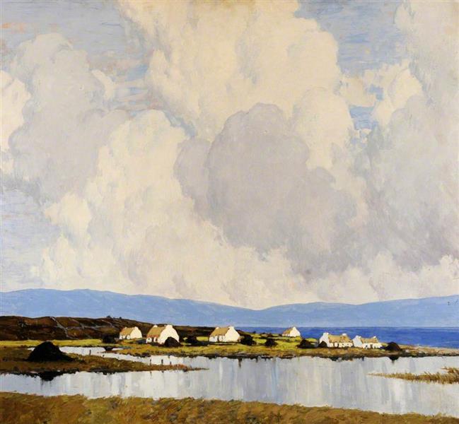 The Village by the Lake - Paul Henry