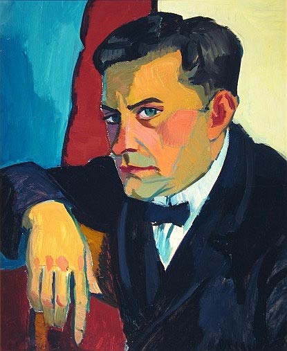 Portrait of a Man, Berlin, 1923 - Maggie Laubser
