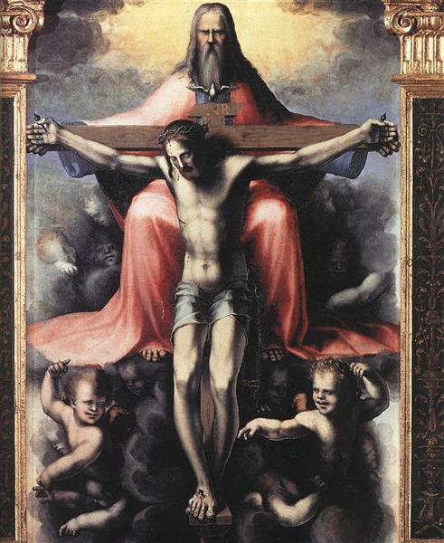 Trinity Tryptych (detail), c.1513 - Beccafumi