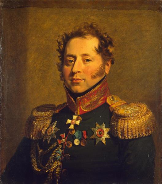 Portrait of Nikolai M. Borozdin, c.1820 - c.1825 - Джордж Доу