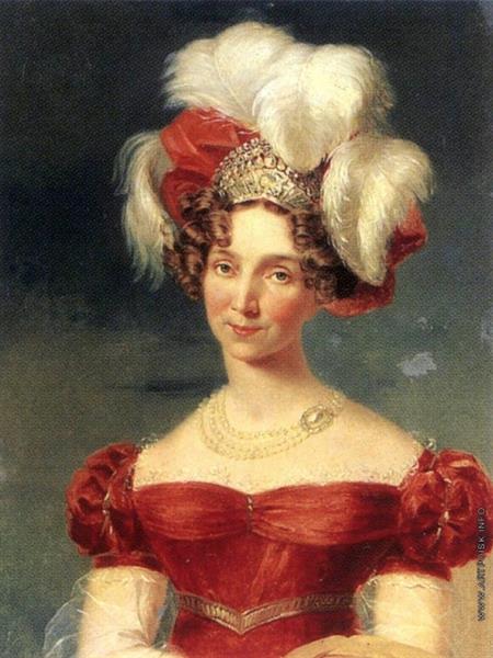 Elizaveta Alexeevna in diademe, 1824 - Джордж Доу