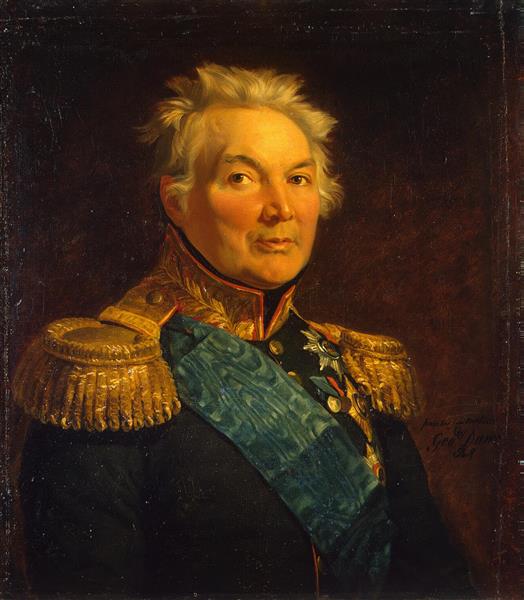 Portrait of Fabian W. Von Der Osten-Sacken, 1820 - Джордж Доу