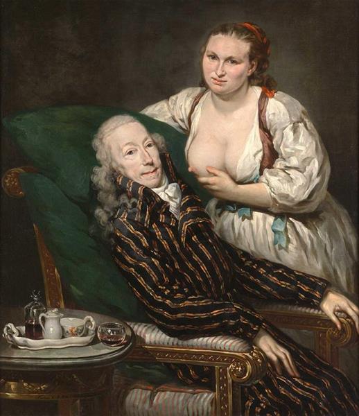 Franz De Paula Hrabě Hartig a Jeho Manželka Eleonora Jako Caritas Romana, 1797 - Barbara Krafft