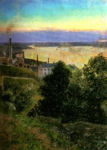 Summerevening, 1891 - Eugène Jansson
