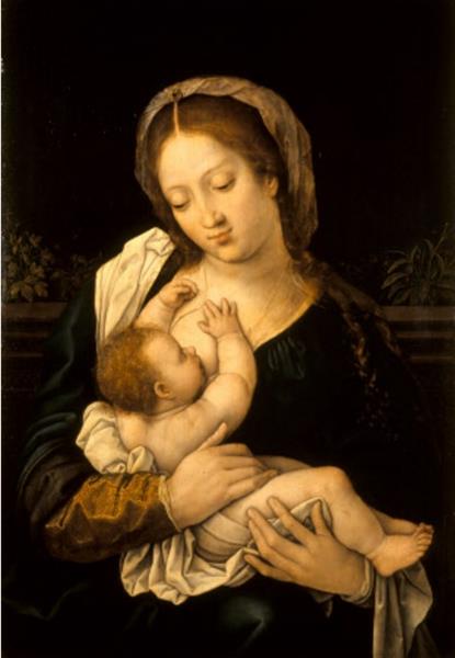 Madonna and Child (Madonna lactans), c.1525 - Bernaert van Orley