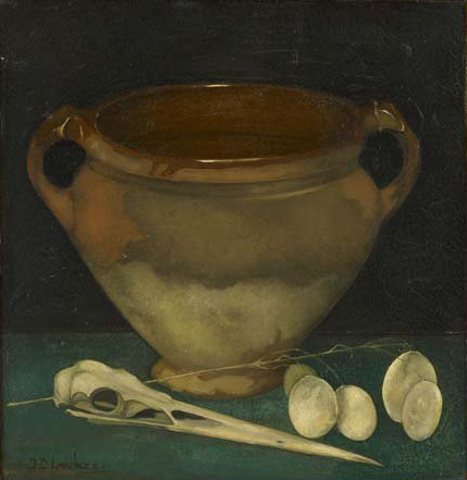 Cologne Pot With Heron Neb, 1915 - Jan Mankes