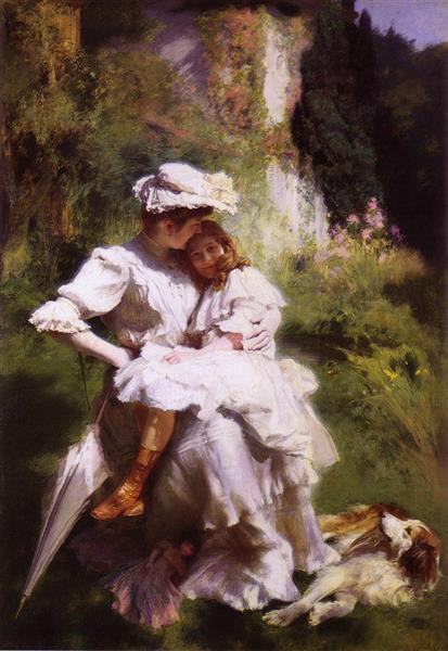 Maternal Tenderness, 1906 - Эмиль Фриан