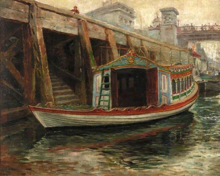 Sketch for 'The Lord Mayor's Barge', 1891 - Ralph Hedley
